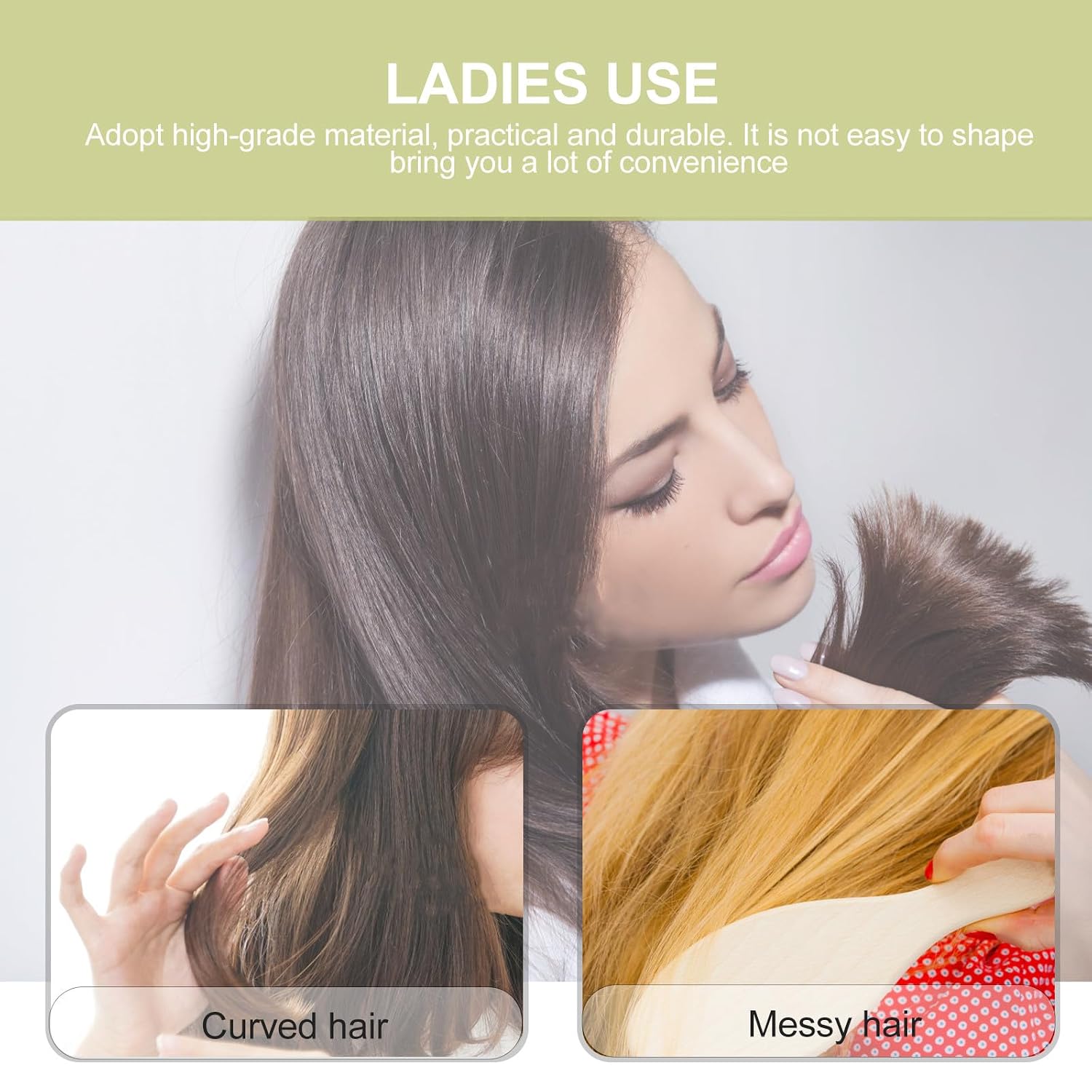 Cabilock 10pcs Plastic Fine Tooth Comb Set Double-sided Dense Teeth, Portable Hair Scalp Massager Comb for Dandruff Removal and Hair Care at Home
