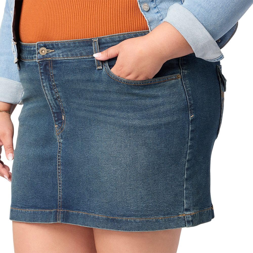 Levi Strauss Signature Gold Womens True Skirt (Available in Plus) - Image 4