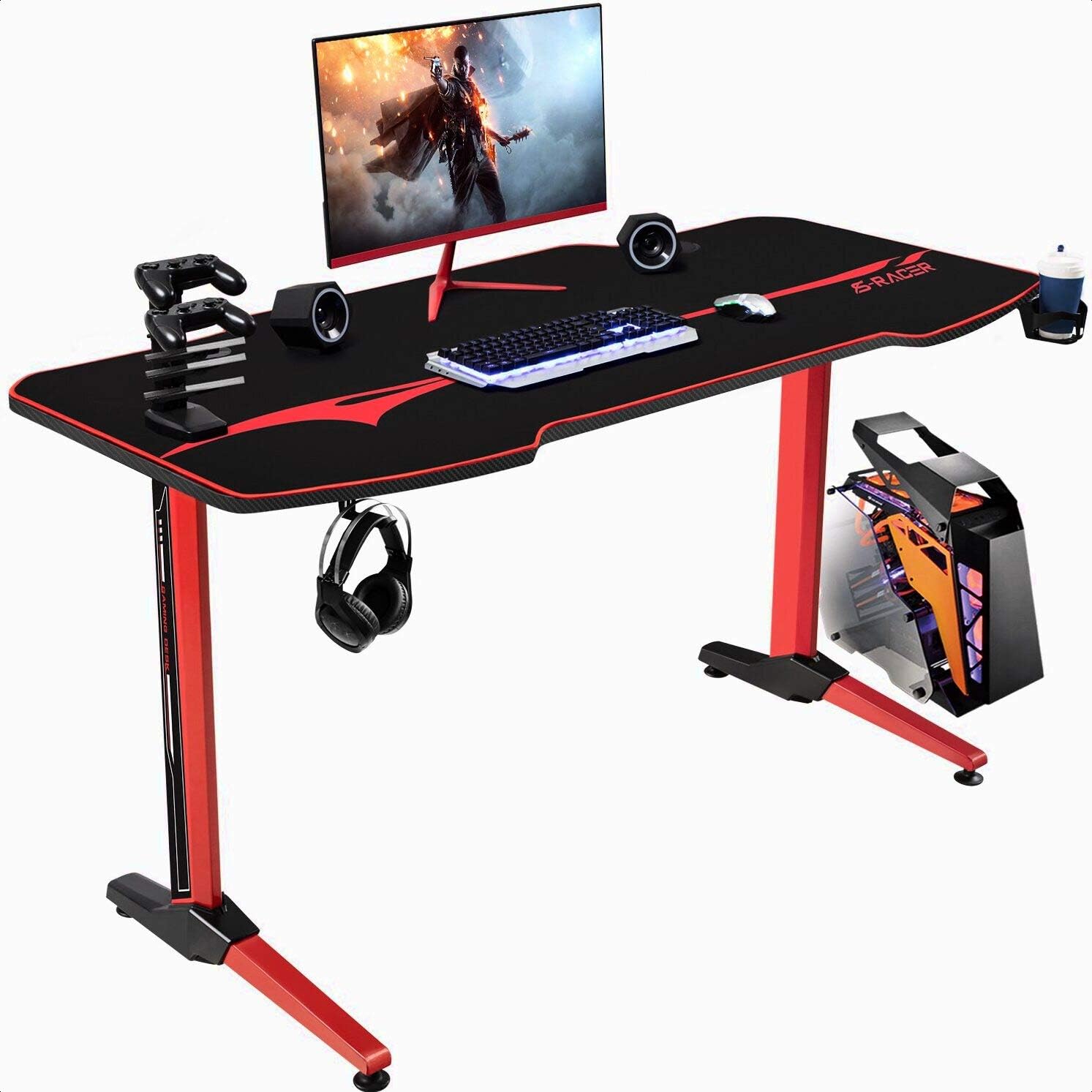 Ergonomic PC Gaming Desk, Adult Assembly Required Yes