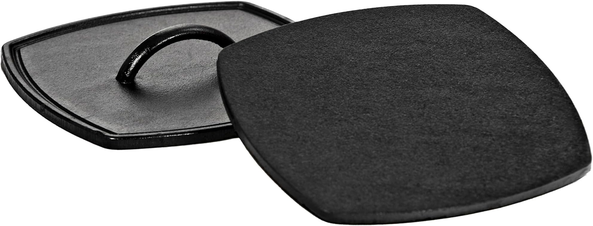 Lodge Pre-Seasoned Cast Iron Grill Press with Handle, 8.25 Inches