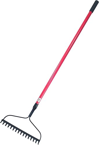 Miniatura 2 de Bully Tools 92379 Rastrillo de arco de 16" con mango de fibra de vidrio