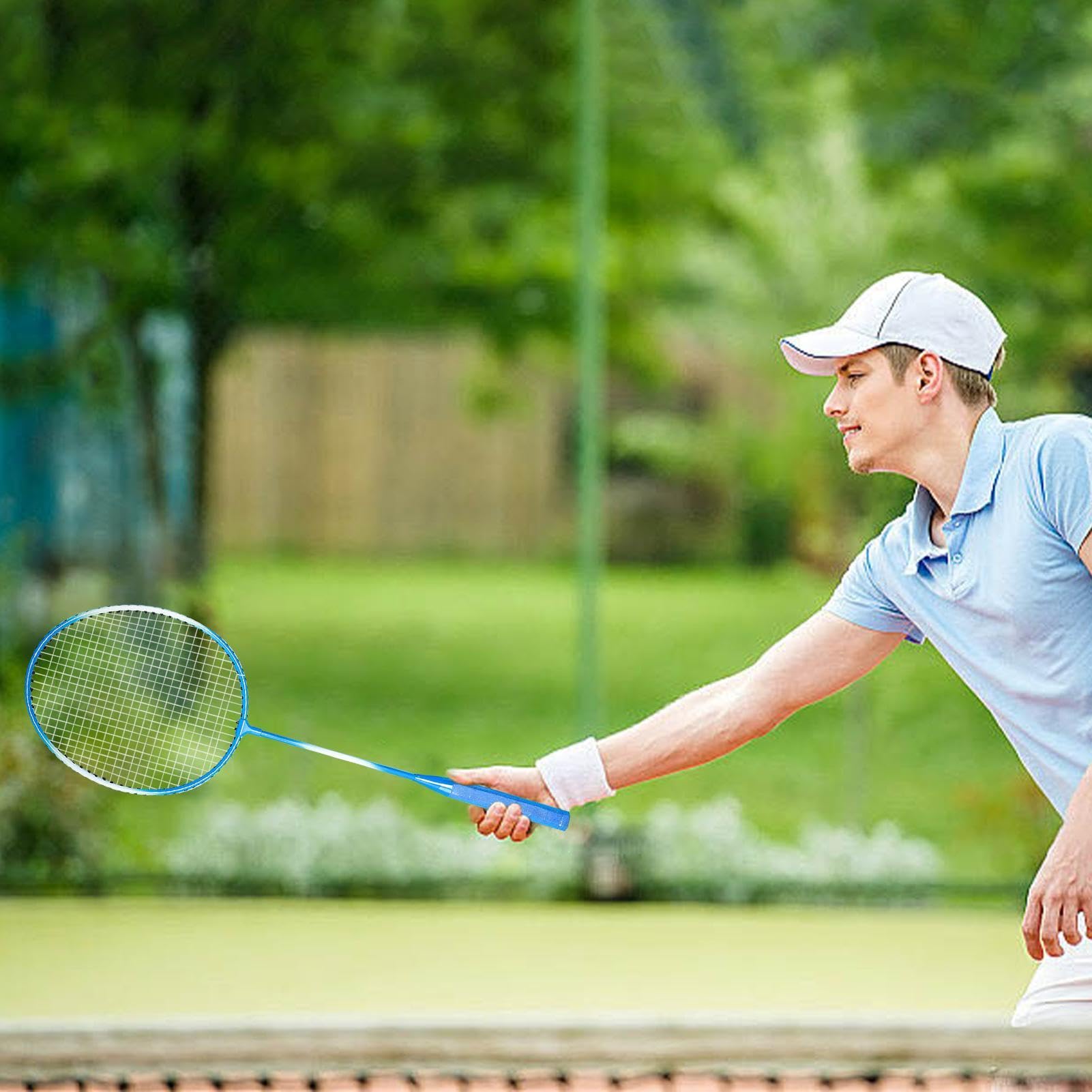 Set di Racchette da Badminton, Racchetta da Badminton | professionale | Set di racchette da per 2 giocatori | da per interni, attrezzatura sportiva per attività