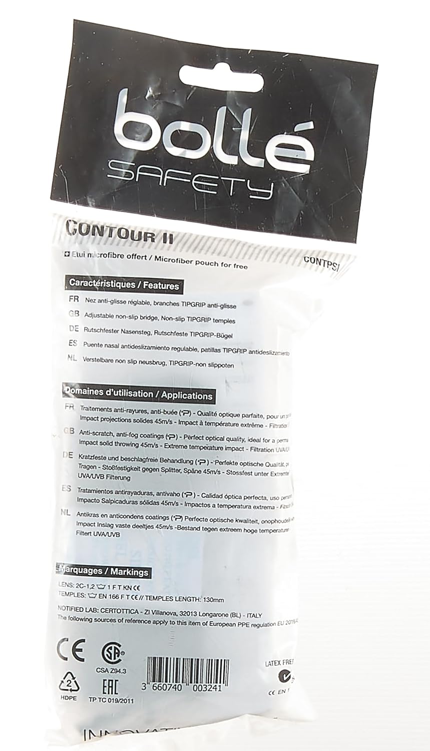 Bolle CONTPSI Bronze Nylon Frame Sports Temples with Tipgrip TPE Contour Glasses