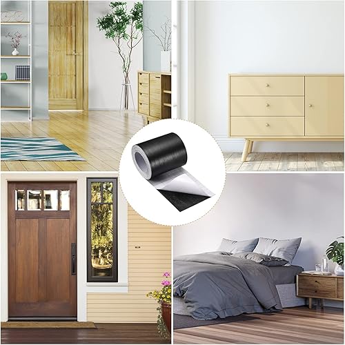 Miniatura 6 de uxcell Cinta de grano de madera, 1.97 pulgadas x 33 pies, adhesivo autoadhesivo para pared, esquina, mesa, puerta, sofá, muebles, decoración del