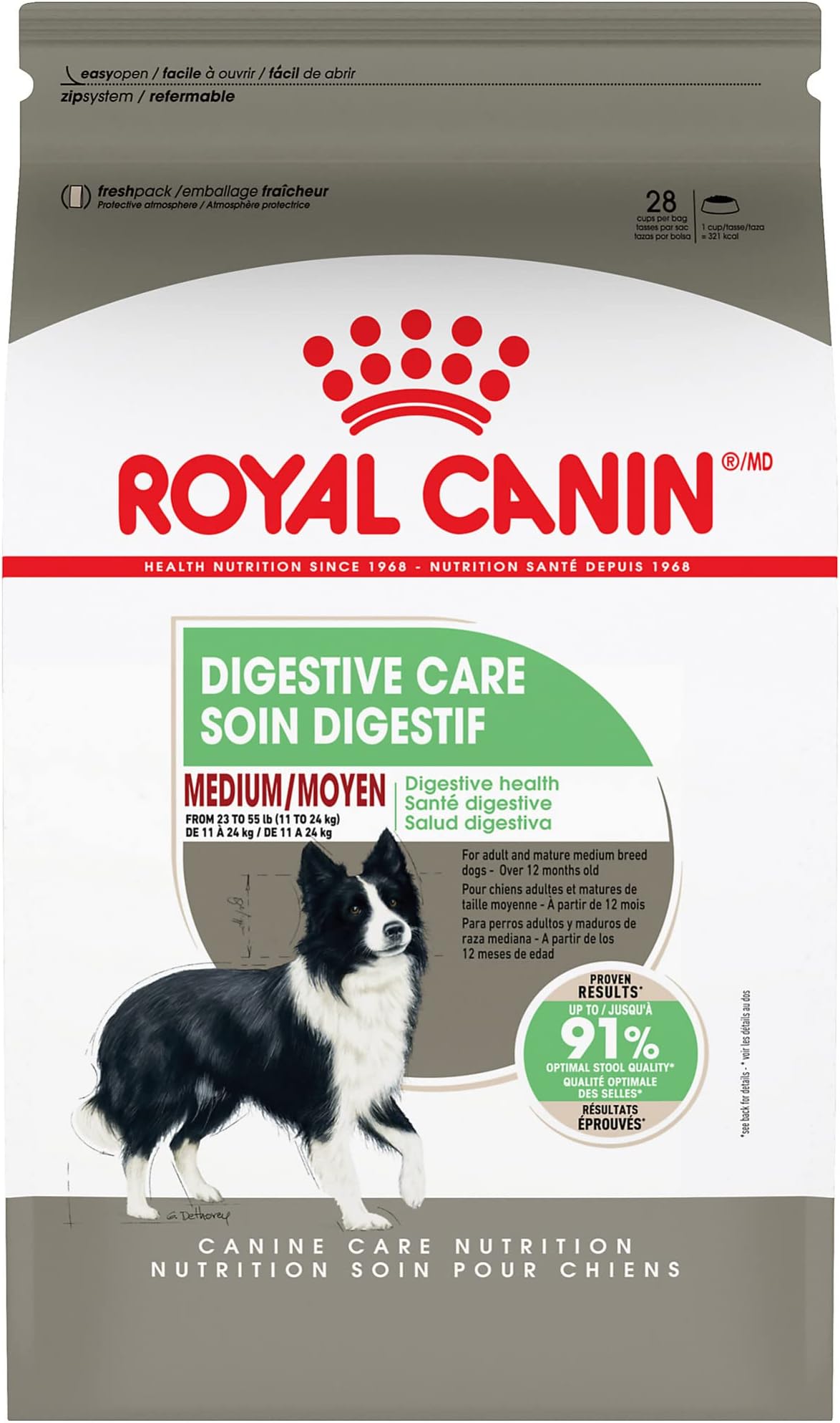 Canine Care Nutrition Medium Digestive Care Adult Dry Dog Food, 17 lb Bag