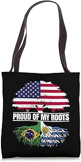 Brazil Uruguay Mix Proud of my Roots Brazilian Uruguayan Tote Bag