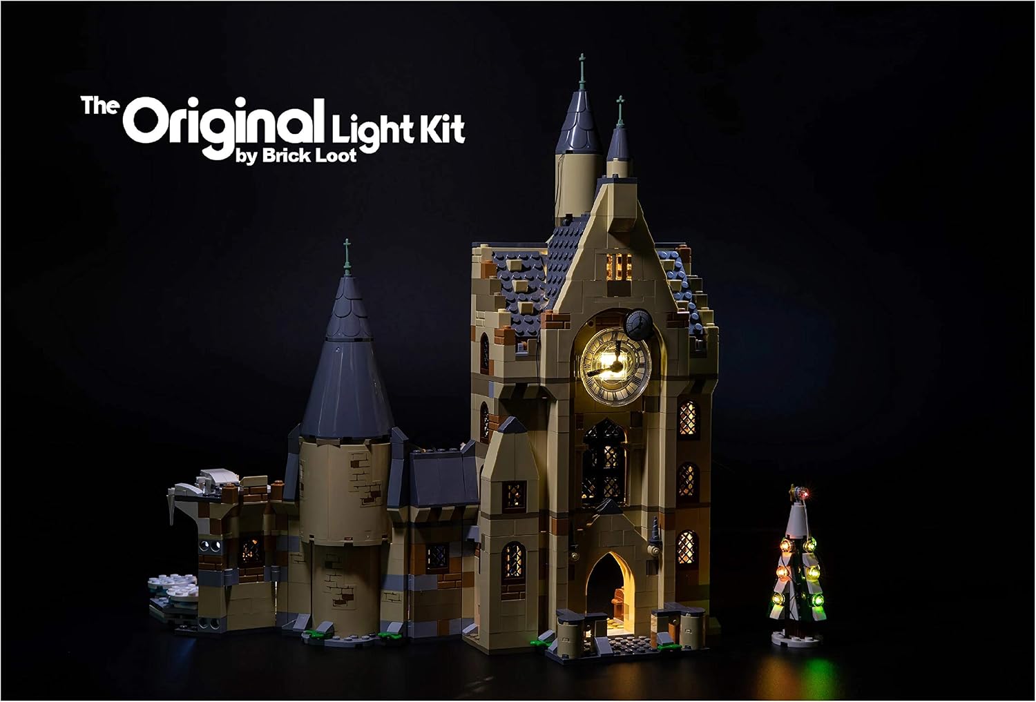 Brick Loot Original LED Lighting Kit for Lego Harry Potter Clock Tower Set 75948 – USB Powered Lights, Easy Installation, Compatible with Lego Harry Potter Sets (Model Not Included)