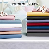 Vista 5 de Deep Dream - Juego de 2 fundas de almohada estándar 100% algodón de 600 hilos, 20 x 26 pulgadas, cierre de sobre súper suave y transpirable (negro)