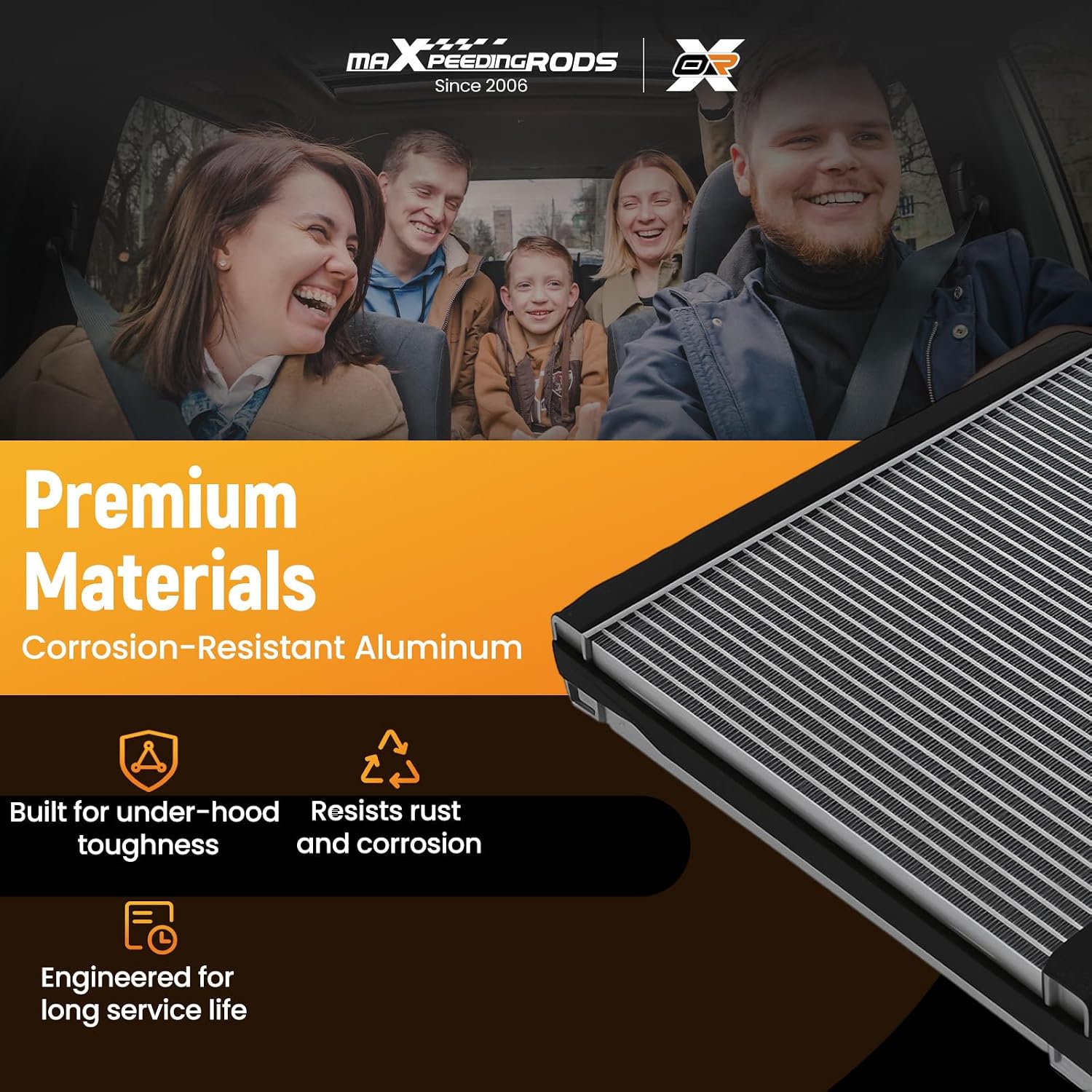 maXpeedingrods A/C Evaporator Core Compatible with Honda CR-V 2007-2011, Civic 2006-2011, Insight 2010-2014, CR-Z 2011-2016 & Acura CSX 2006-2011, EV939683PFC, 54955, 80211SVAA01
