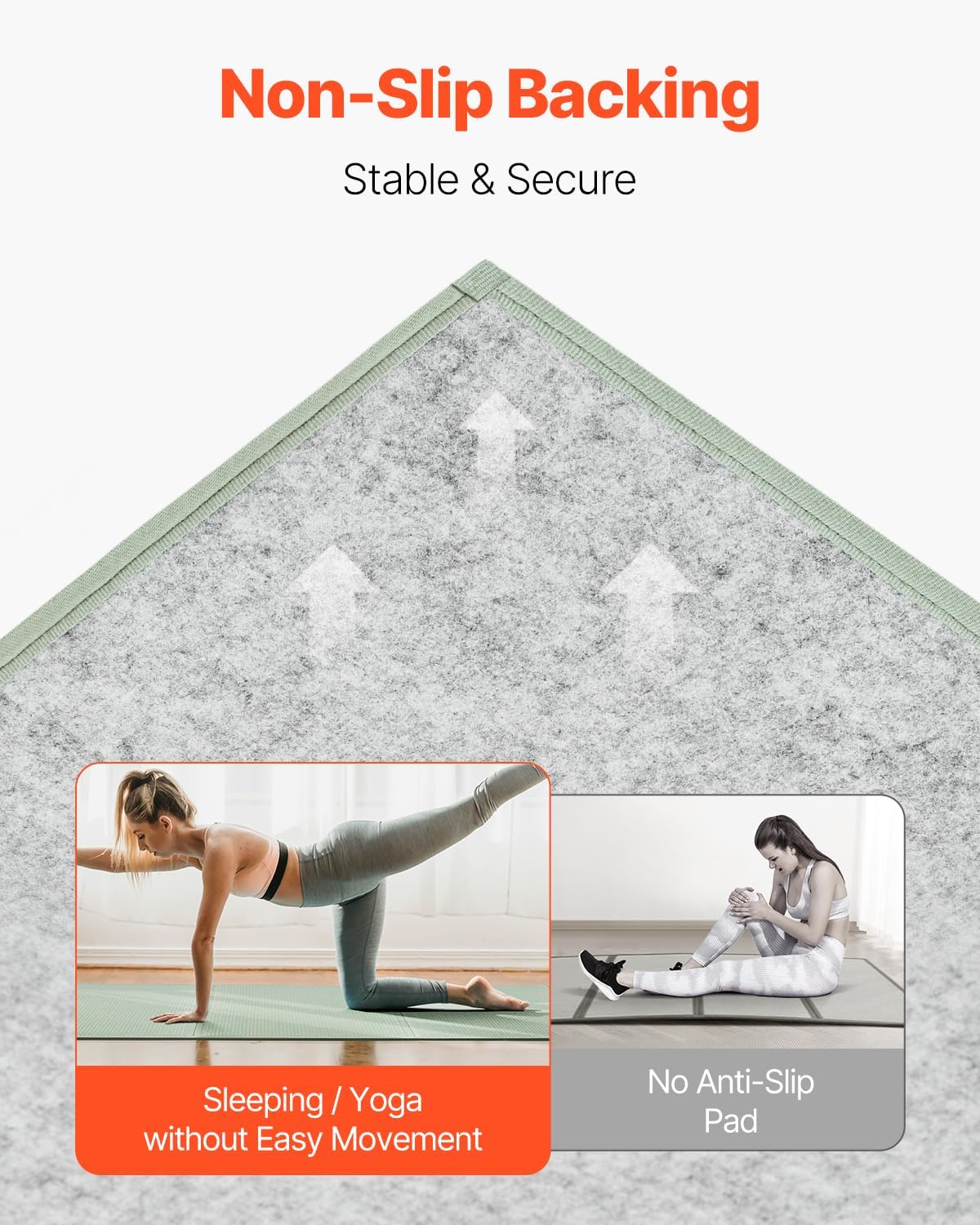 VEVOR Japanese Tatami Mat, Twin XL - 39'' x 80'' Foldable Tatami Mattress, 100% Natural Rush Grass, Floor Mattress with Non-Slip Backing & Natural Rush Scent, Tatami for Sleeping, Meditation, Yoga