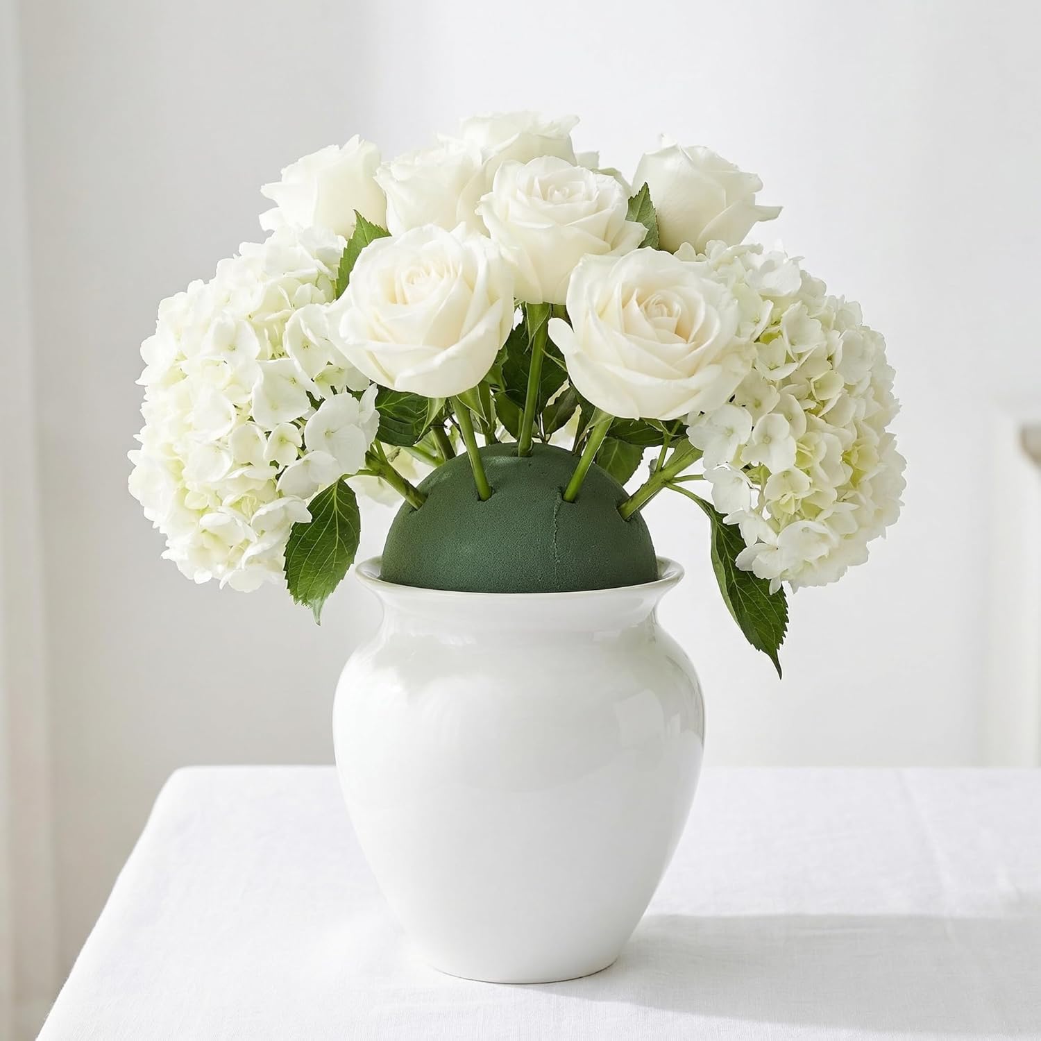 KALLORY Floral Foam Balls 2 Pack Perfect for DIY Flower Arrangements Wedding Decor Home Decoration Centerpieces