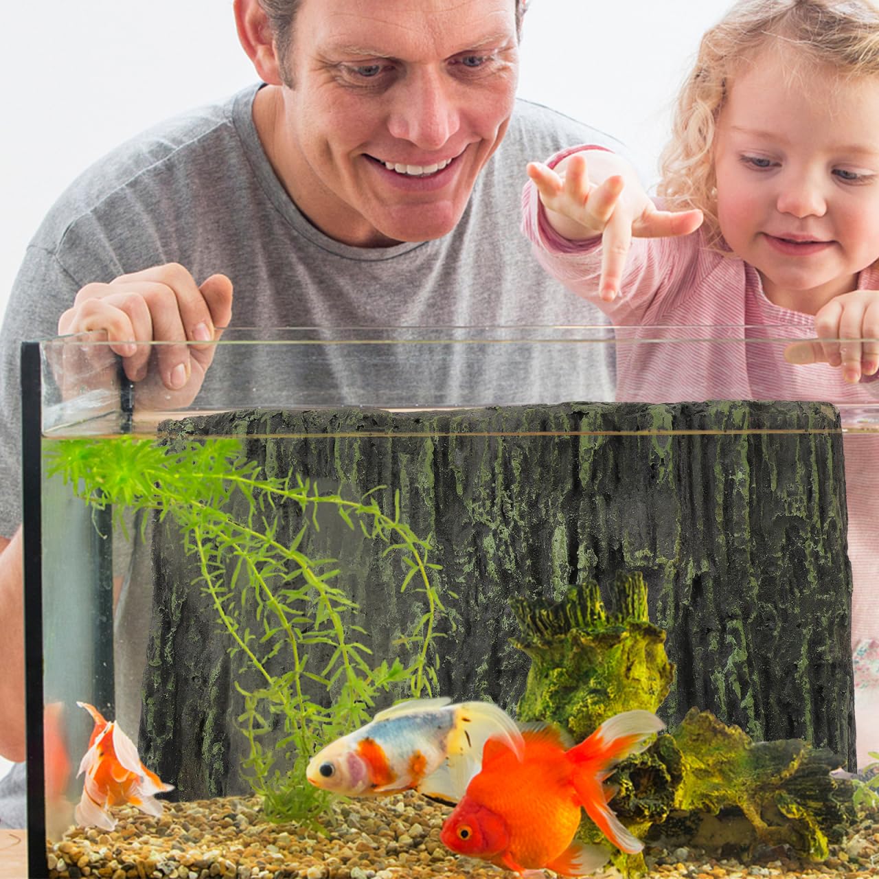 Abaodam 3D Aquarium Rückwand Pu Reptilienpanzer Hintergrund Für Aquarium Terrarium Hintergrund Für Schildkrötenpanzer Und Reptilienbox 17.72 X 11.81 X 1.18 in Steinoptik