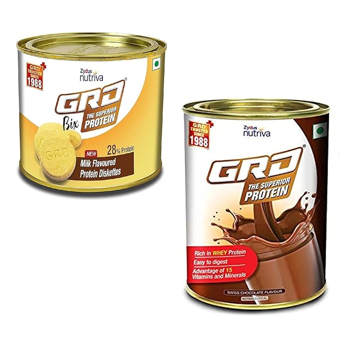 Buy GRD Bix Milk Flavoured High protein biscuits with 18 Essential