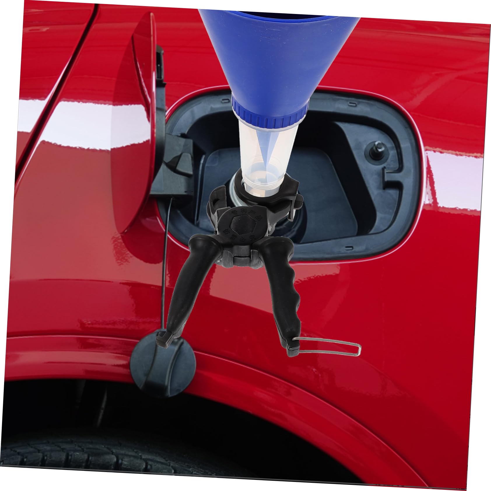 ABOOFAN 2 Pezzi Imbuto per Olio con Bocca Strumento Multifunzionale per Auto Facile da Trasportare per Carburante e Fluidi Colore Blu
