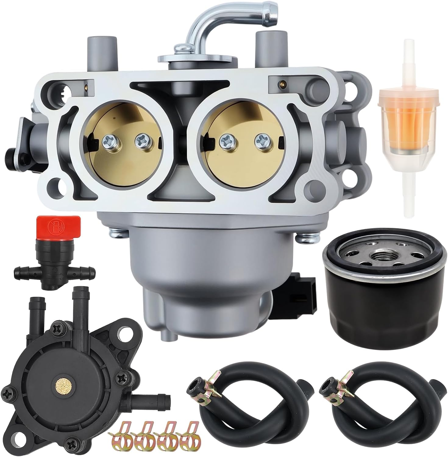 FX730V Carburetor Fit for Kawasaki 15004-1011 FX730V-AS28/AS29/BS18/ES00 4 Stroke Engine Carb Replace 15004-1025 15004-0930 15004-7082 15004-7051