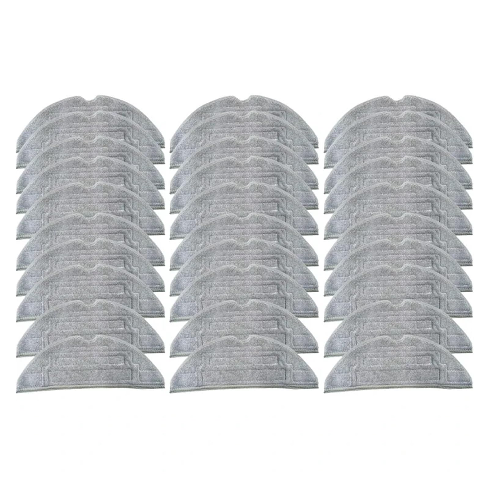 Toallitas compatibles con el robot aspirador Roborock S8 Pro Ultra, paño de limpieza microfibra iones plata VibraRise 2.0, accesorios y fregona(30PCS)