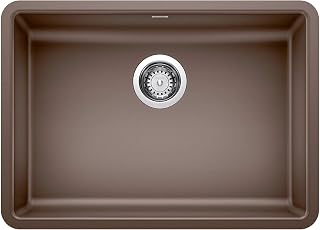 BLANCO, Café Brown 442546 PRECIS SILGRANIT ADA-Compliant Undermount Kitchen Sink, 25" X 18"