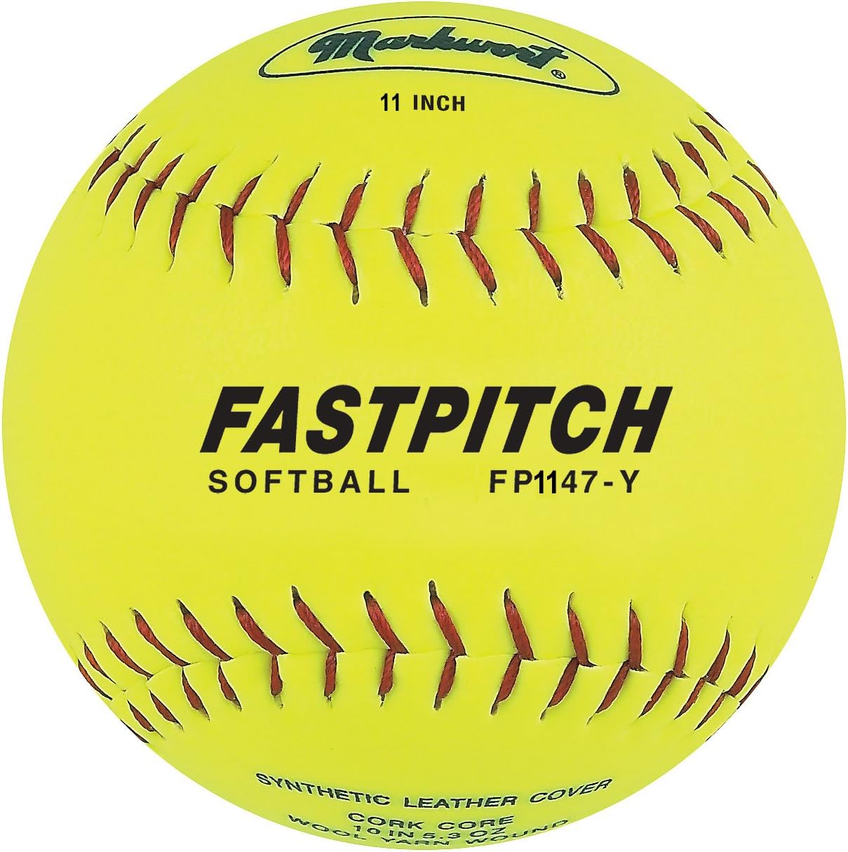 Markwort Fastpitch 11Inch Softball Yellow Genuine Leather