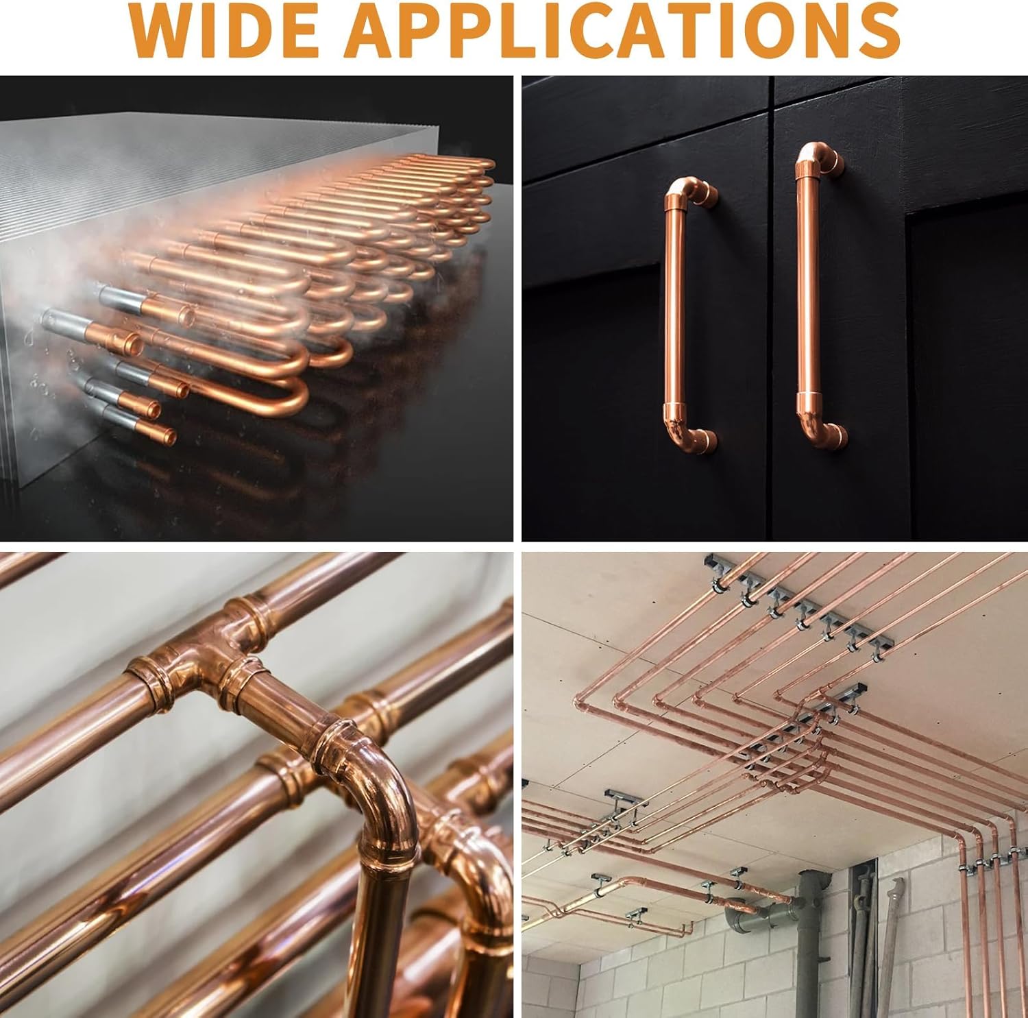 ELECTRAPICK Copper Tubing 3/16" OD x 0.140" ID x 25Ft, T2 Pure Copper Tubes Soft Coil, Metal Round Seamless Pipe Tubing for Air Conditioning Refrigerator, Industry,DIY
