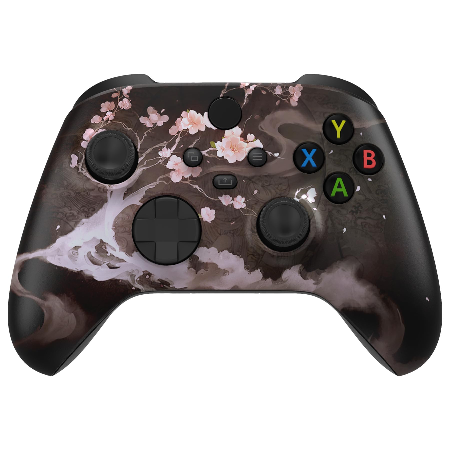eXtremeRate Carcasa para Xbox Series S X Mando Protector Placa Frontal Funda Delantera Reemplazo Kit Cubierta Cover Shell para Xbox Series X S Control-No Incluye Mando(Mito Oriental) — view 17