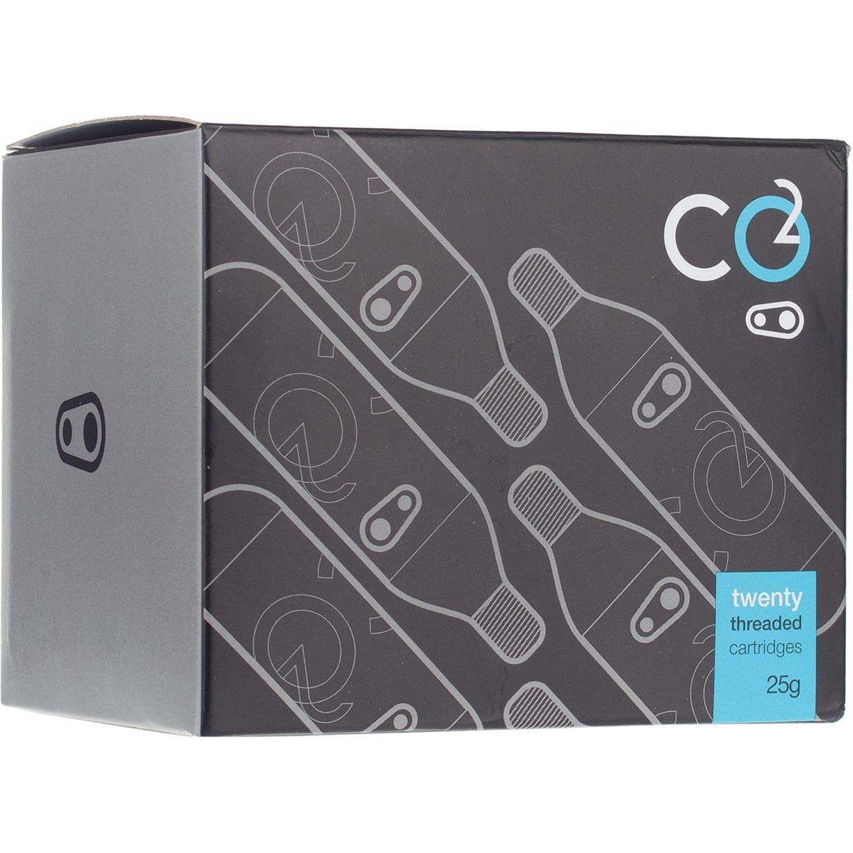 Crankbrothers CO2 25G Cartridge Threaded (20 Units Bulk Pack)