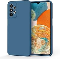 Vista 1 de AK Samsung Galaxy A23 4G 5G, funda protectora delgada de silicona líquida (azul marino)