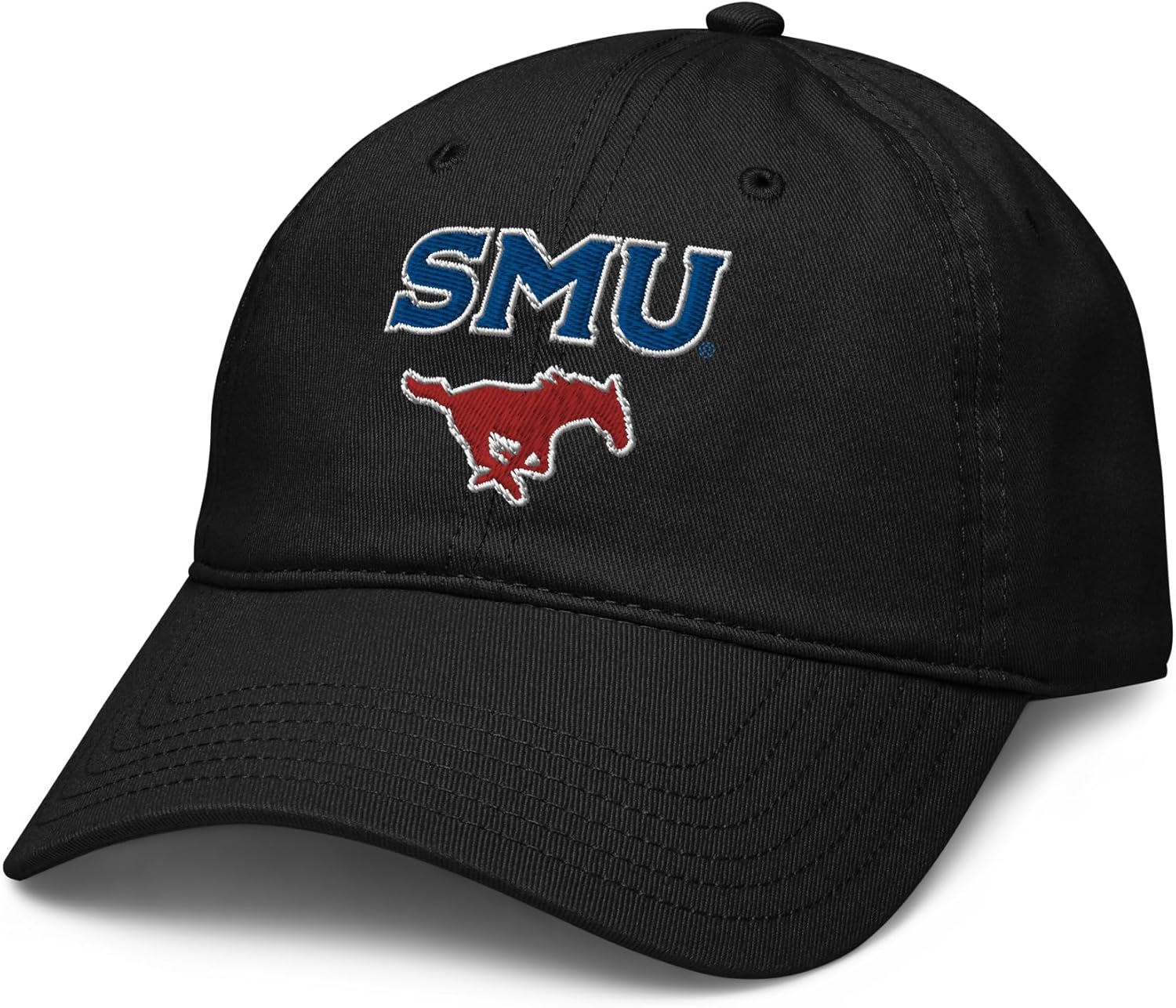 SMU Mustangs Arch Over Officially Licensed Adjustable Baseball Hat