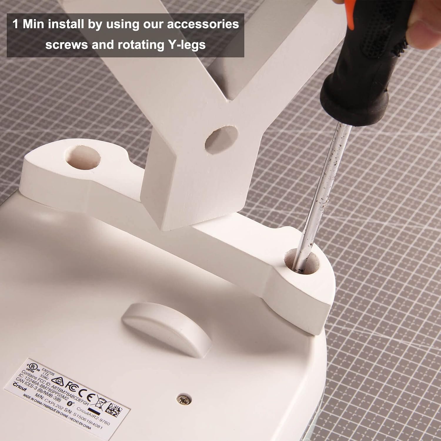 𝗟𝗢𝗣𝗔𝗦𝗔 Stand Legs Compatible with Cricut Explore Air 2 and Explore 3, Cricut Accessories and Supplies for Organization and Storage, Cricut Stand Save Space (Explore Series Machine Only)