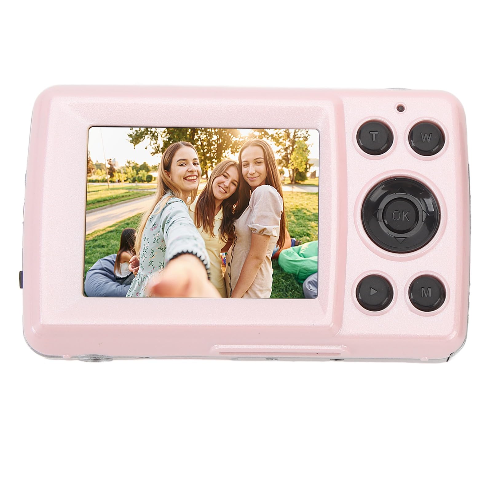16MP 16X Zoom Digital Camera with 1080P HD Video 2.4" LCD Screen Stabilized Handheld Camcorder for Outdoor Travel Selfies Photography