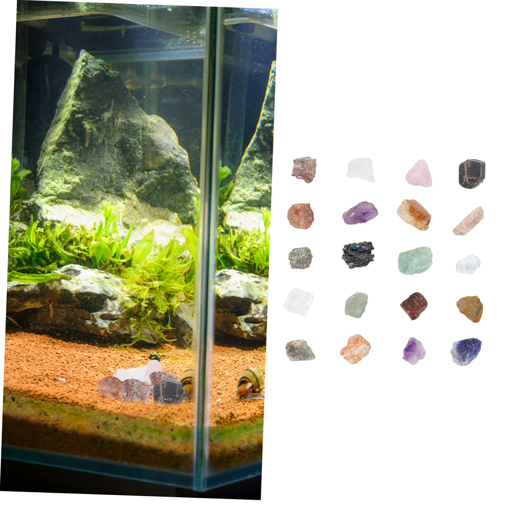 3 Scatole Di Pietre Di Cristallo Per Chakra Avventurina Gemme Di Quarzo Chakra Cristalli Curativi Naturali Pietre Sagomate Ghiaia Di Pietra Accessori Ornamento Di
