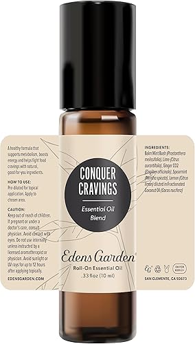 Miniatura 9 de Edens Garden Conquer Cravings - Mezcla de aceite esencial roll-on - 100% puro grado premium, natural, terapéutico, aromaterapia, seguro para niños y