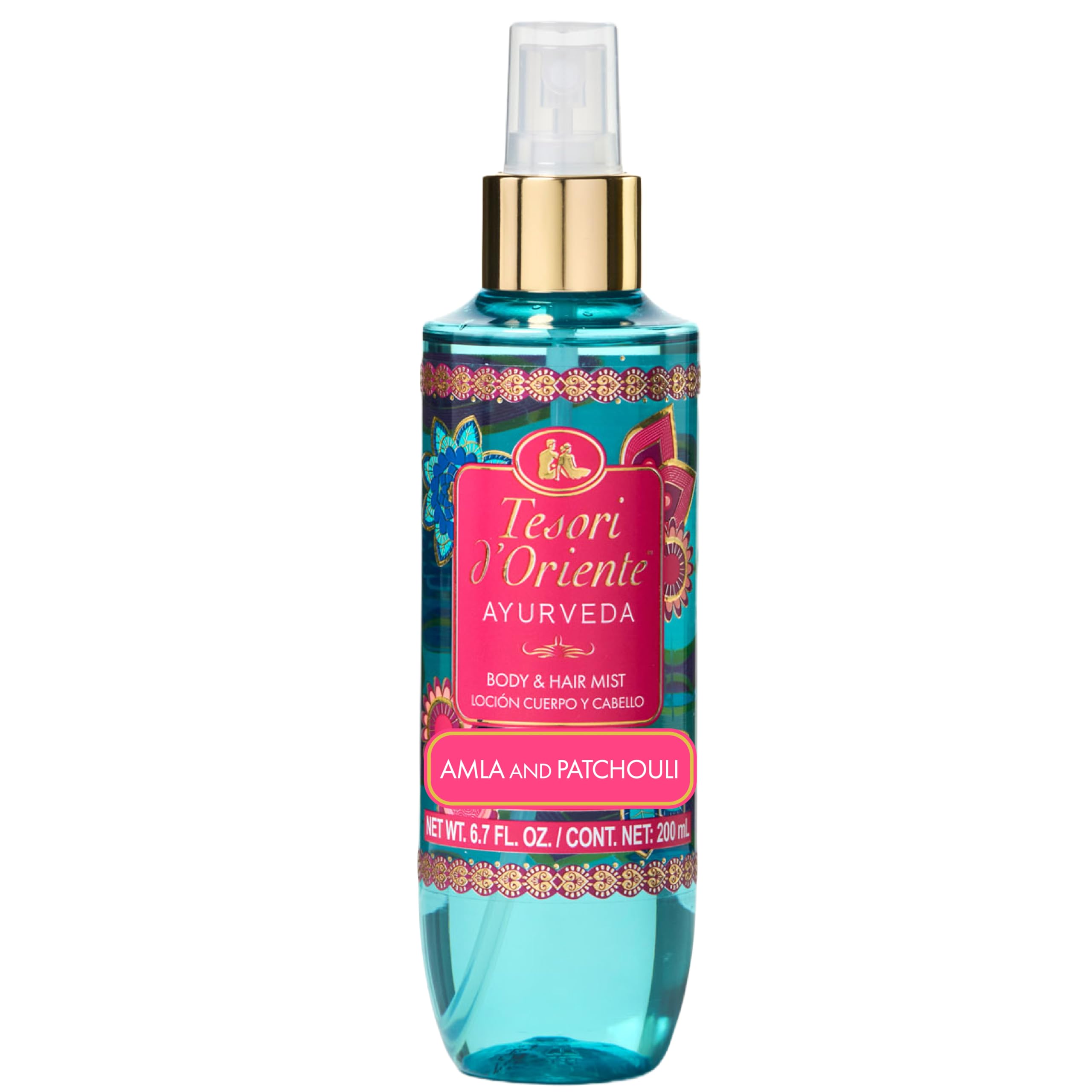 Tesori d’Oriente Ayurveda, Body & Hair Mist, 6.7 Fl Oz
