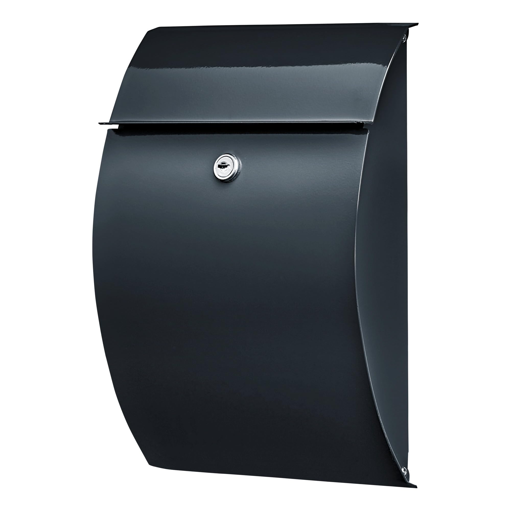 Burg-Wächter Capri 813 ANT Boîte aux lettres en tôle d'acier, anthracite, (L x H x P) 215 x 304 x 80 mm