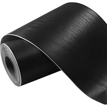 32Ft PVC Waterproof Border Mirror Tape, 10cm Width, Black