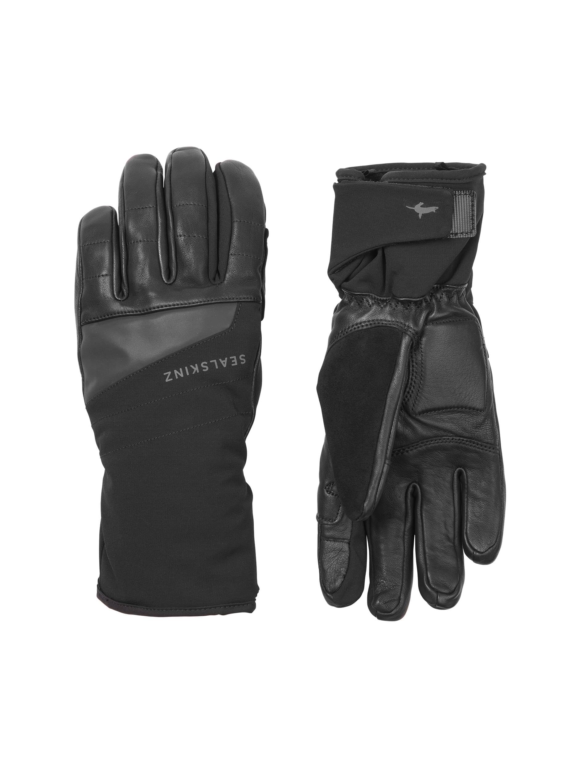 SEALSKINZ | Fring | Fusion Control | Unisex Waterproof Cold Weather Sheepskin Leather Insulated Gauntlet | Outdoor Activities & Work | Three-Layer Insulation Techology | Merino Wool Lining