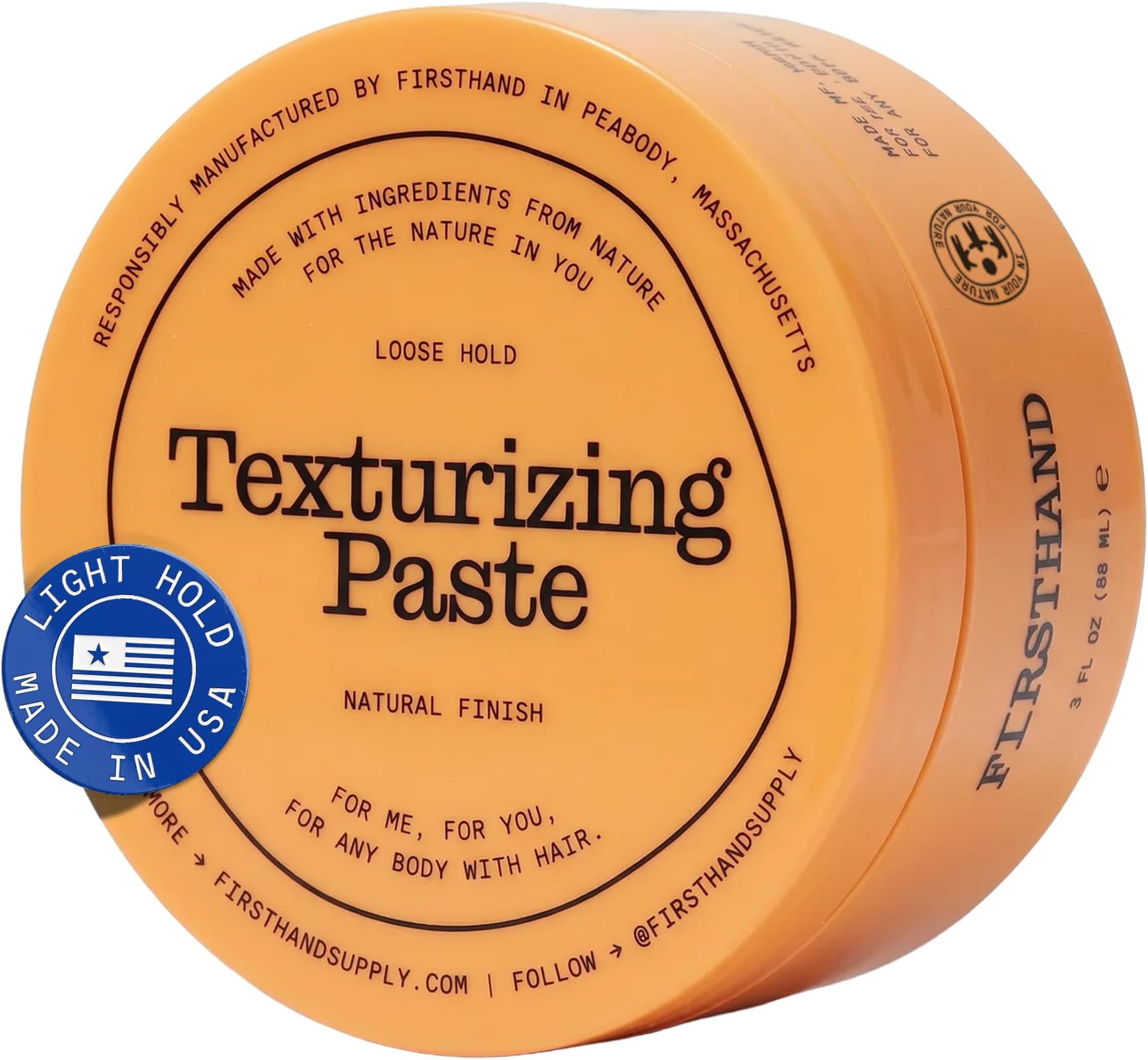 Supply Texturizing Paste for Men & Women - Medium Hold, Natural Finish โ Water-Based, Non Greasy Texture Clay โ Adds Lasting Volume with Perfect Hair Day Texture โ For Longer Hair โ 3oz
