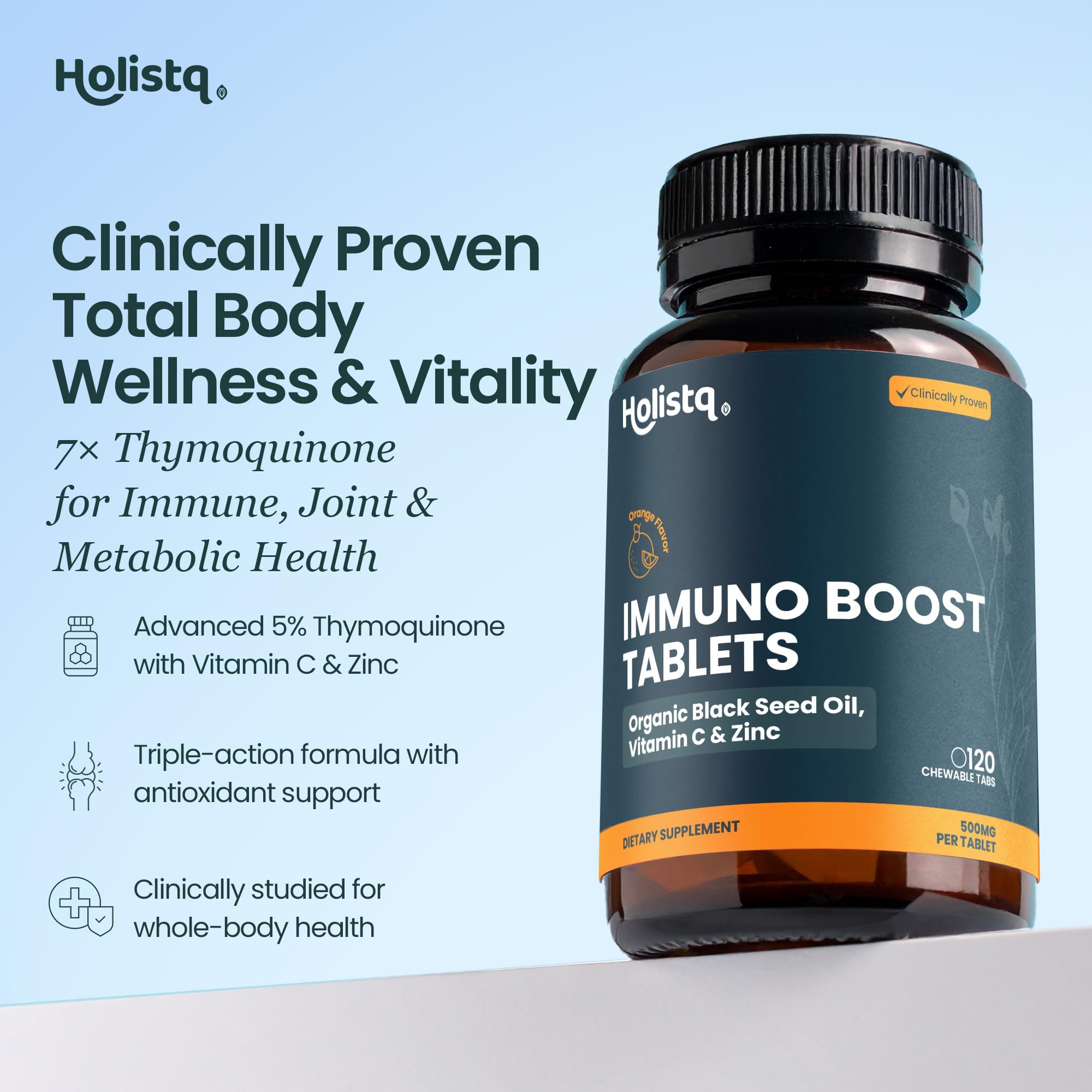 Vitamin C with Zinc Chewable Tablets for Adults & Teens, 120 Count — Amazon image 3