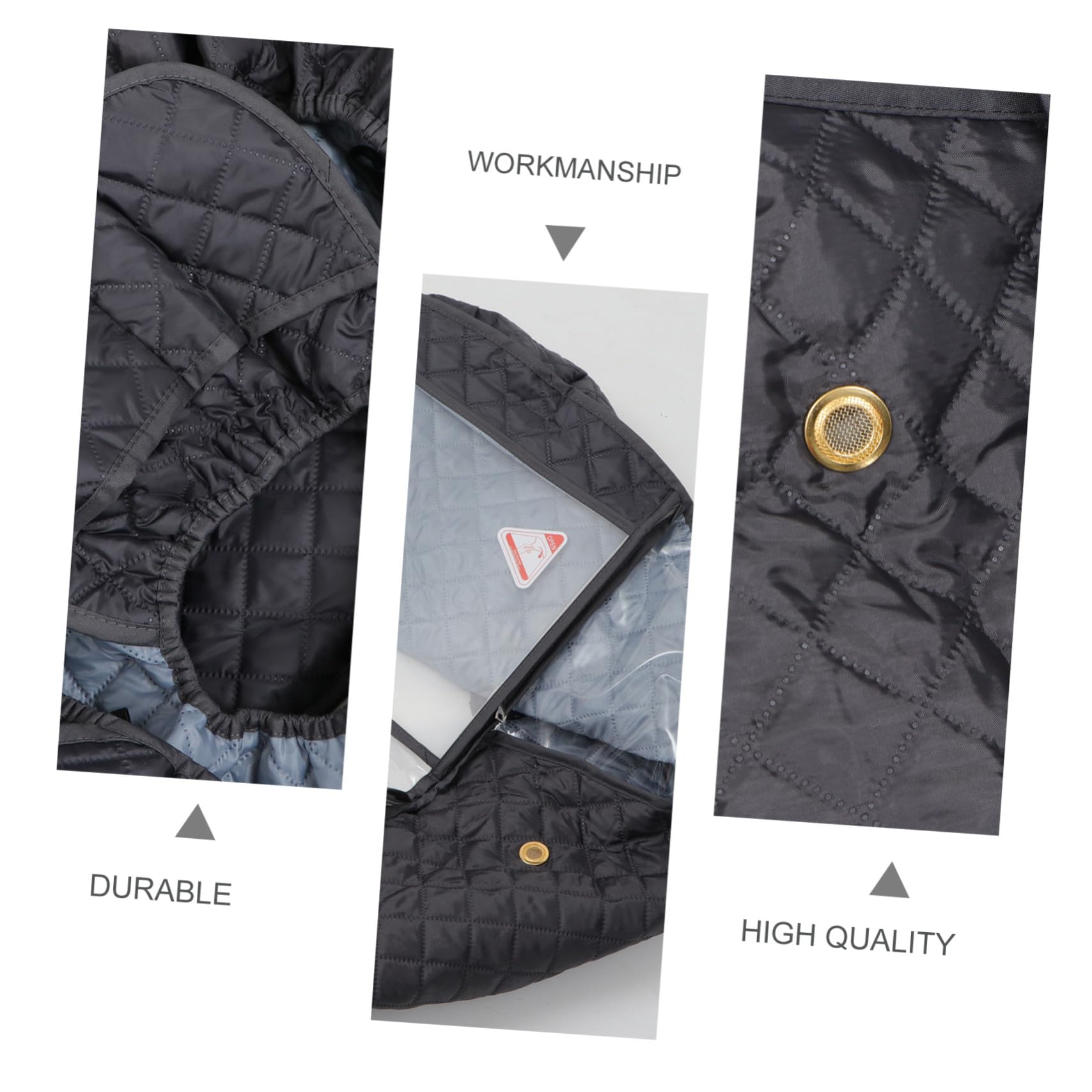 Housse de Pluie pour Poussette Bébé Multifonctionnelle Étanche | Protection Vent et Pluie, en Lin et Eva, Légère et Sûre, pour Usage Extérieur