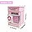 HUSAN Piggy Banks Money Banks for Kids, Electronic Password Code Money Banks ATM Banks Box Coin Bank for Children Boys and Girls (Light Pink)