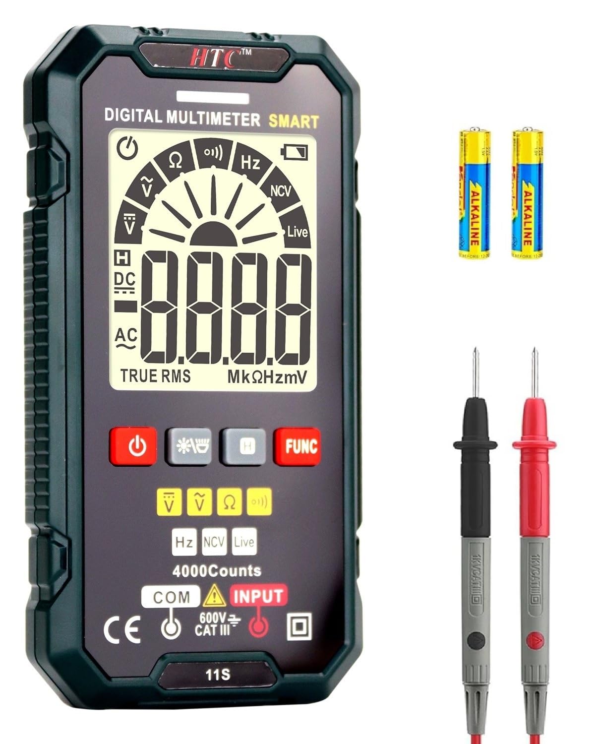 HTY HTC-11S 600V AC DC Smart digital multimeter