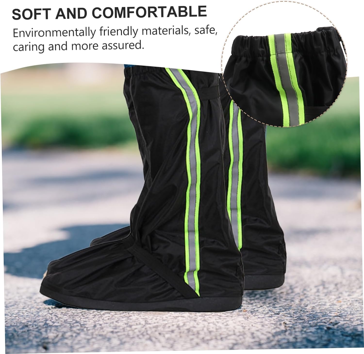 1 Pair Shoe Cover Outdoor Gaiters Climbing Gaiters Outdoor Rainproof Gaiters Rainproof Leg Cover