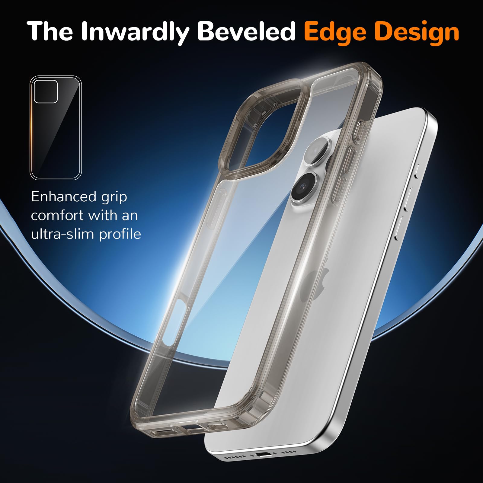 Clear Case for iPhone 15, Ultra Thin, Shockproof TPU Cover, Anti-Yellowing, Crystal Clear, Phone Case for Apple iPhone 15 - Clear — view 455