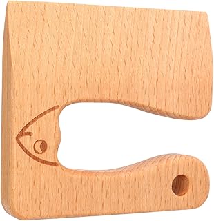 TOPINCN 子供用木製カッター安全ナイフおもちゃ 2-8歳向け 幼児料理体験 学習用 簡単に使える 野菜果物カット 子供用木製キッチンツール (#12)