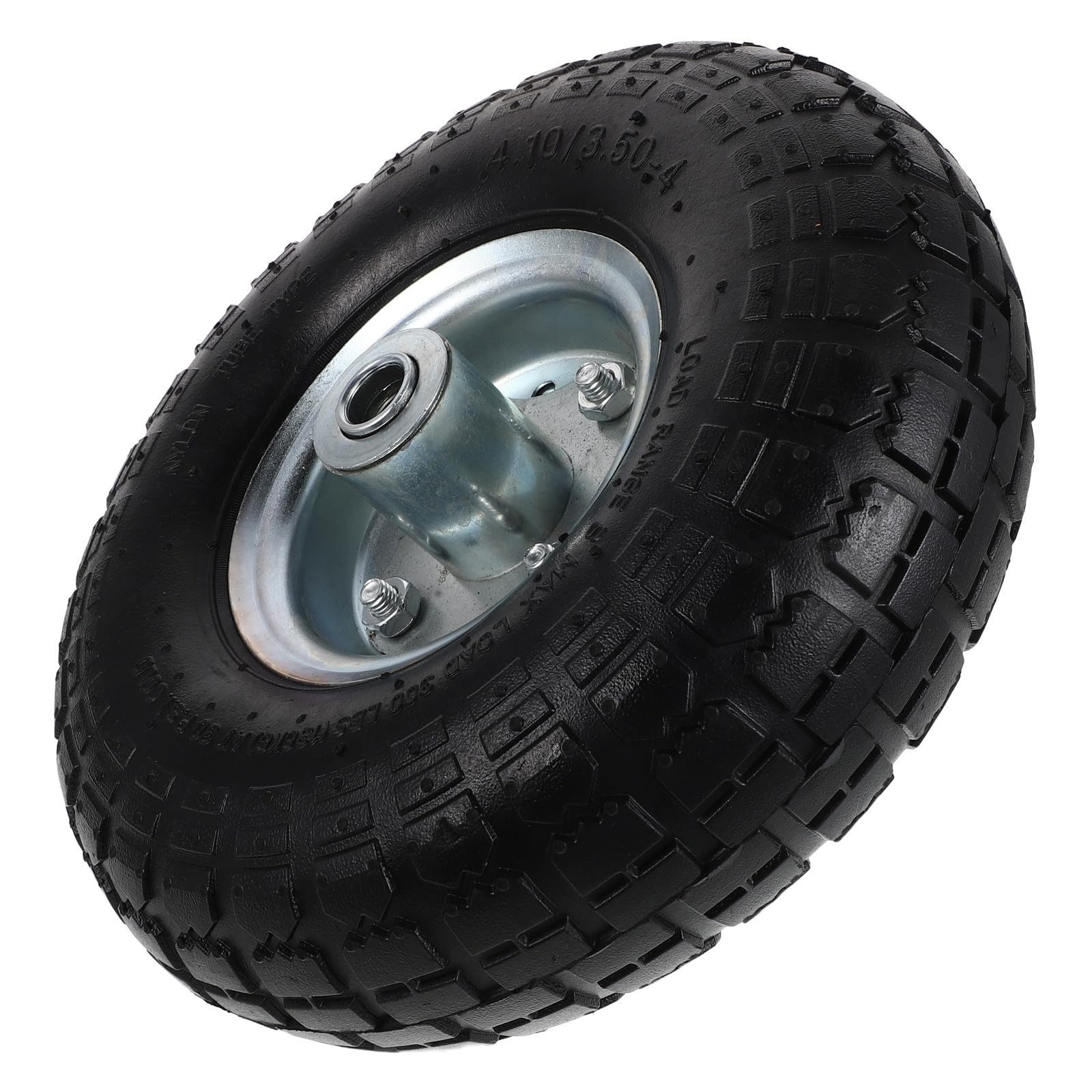 Rueda y para Cortacésped con Inflable Eje Desplazado Neumático de Goma Resistente Jardín