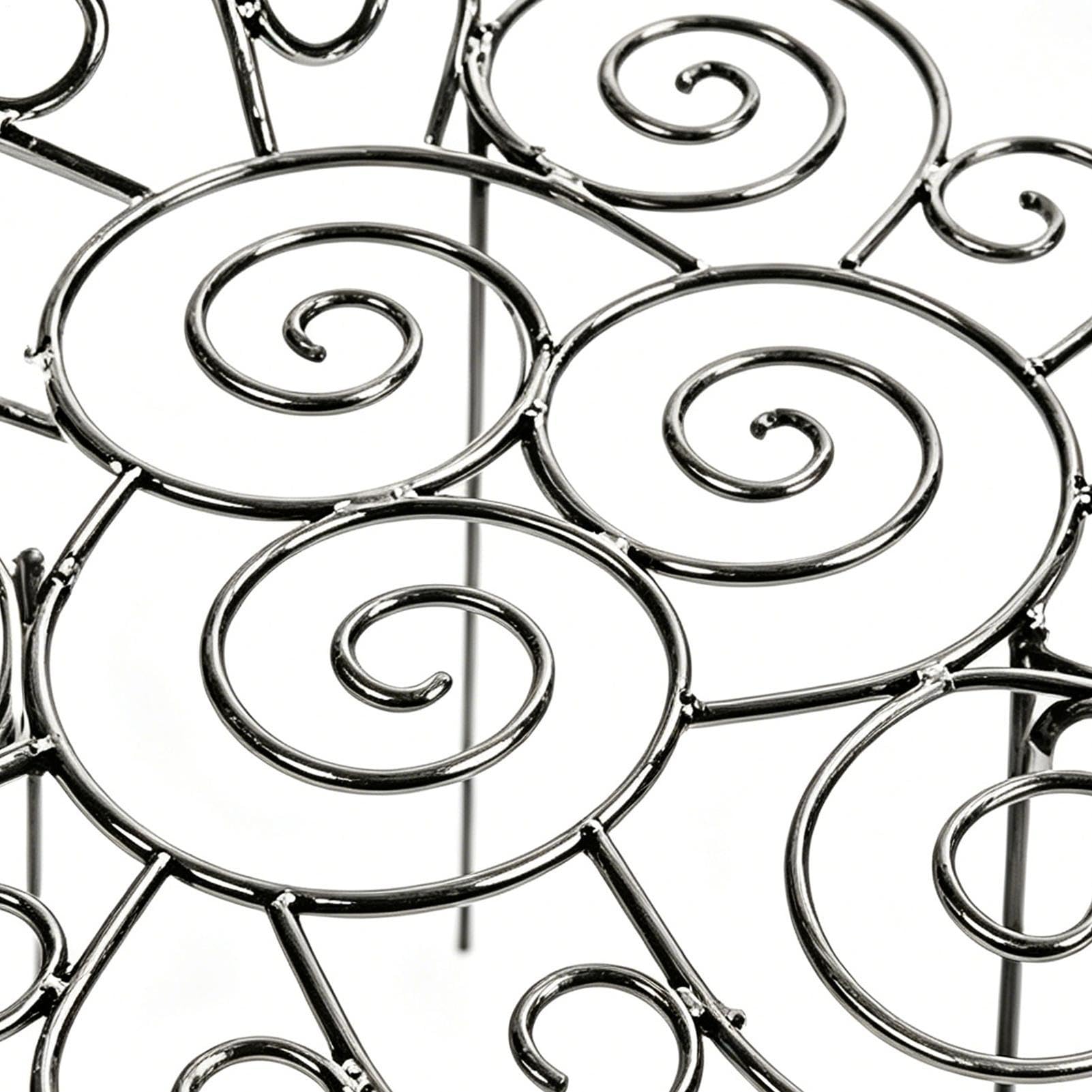 Tuteur pour Pivoines Lot de 2 Supports Réglables Robustes en Métal