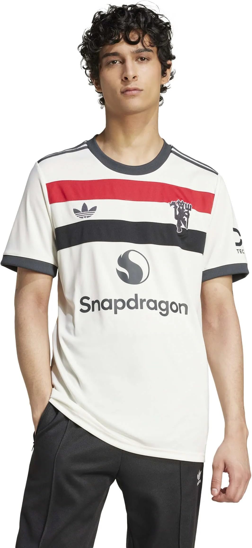 adidas red manchester united fc jersey