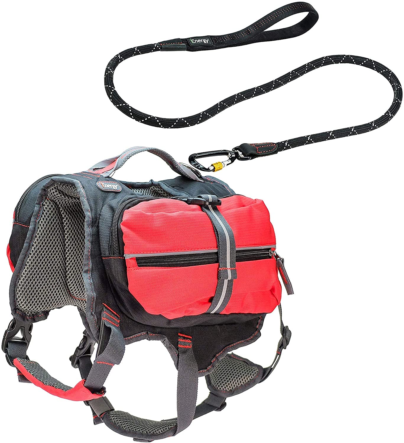 iEnergy MAL Zaino per cani GEM Sport Guinzaglio per cani piccolo