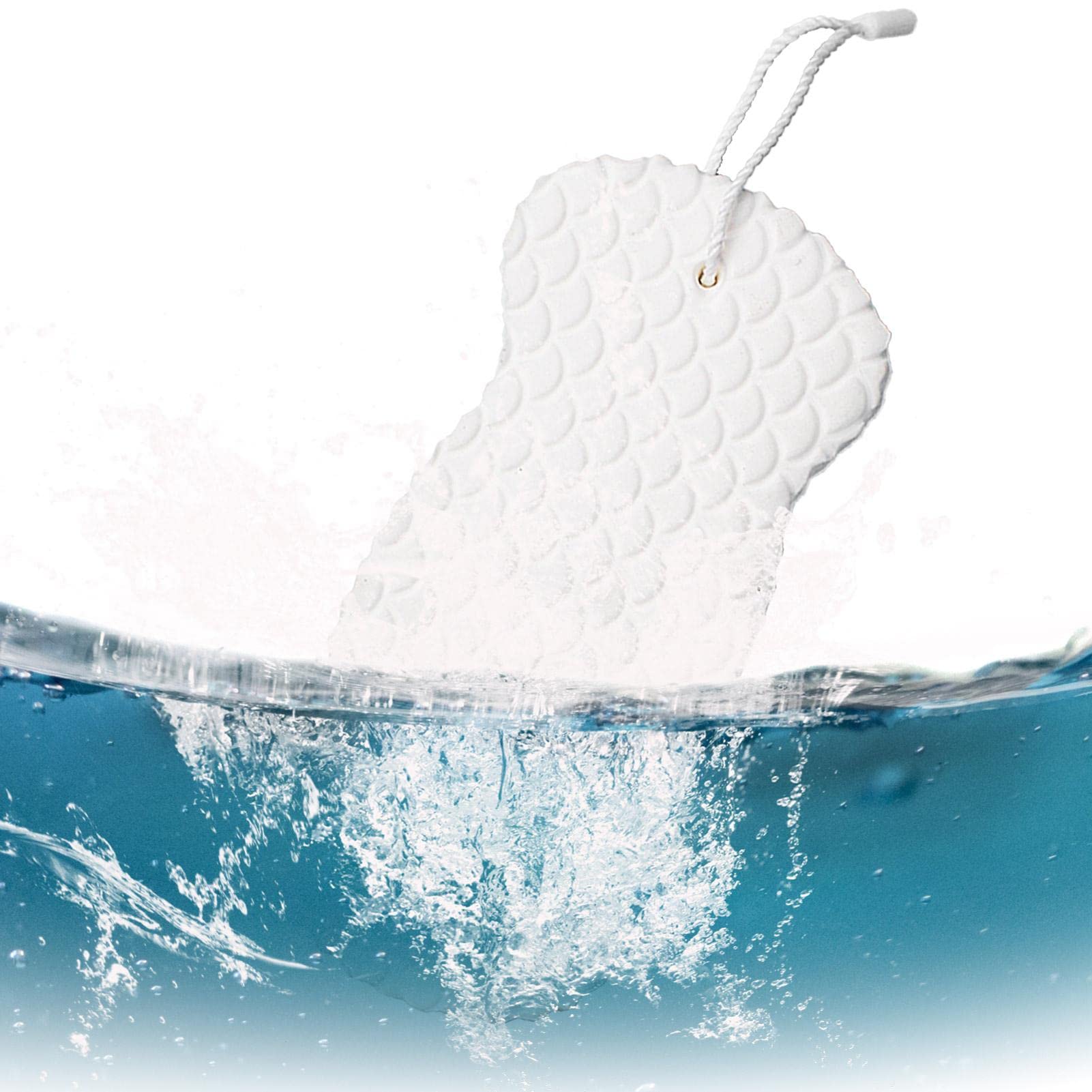 Duschschwamm Peeling – Weicher 3D-Badeschwamm, PVA-Material, 6,7x13,5 Cm, Mit Aufhängebändel, Für Erwachsene & Kinder