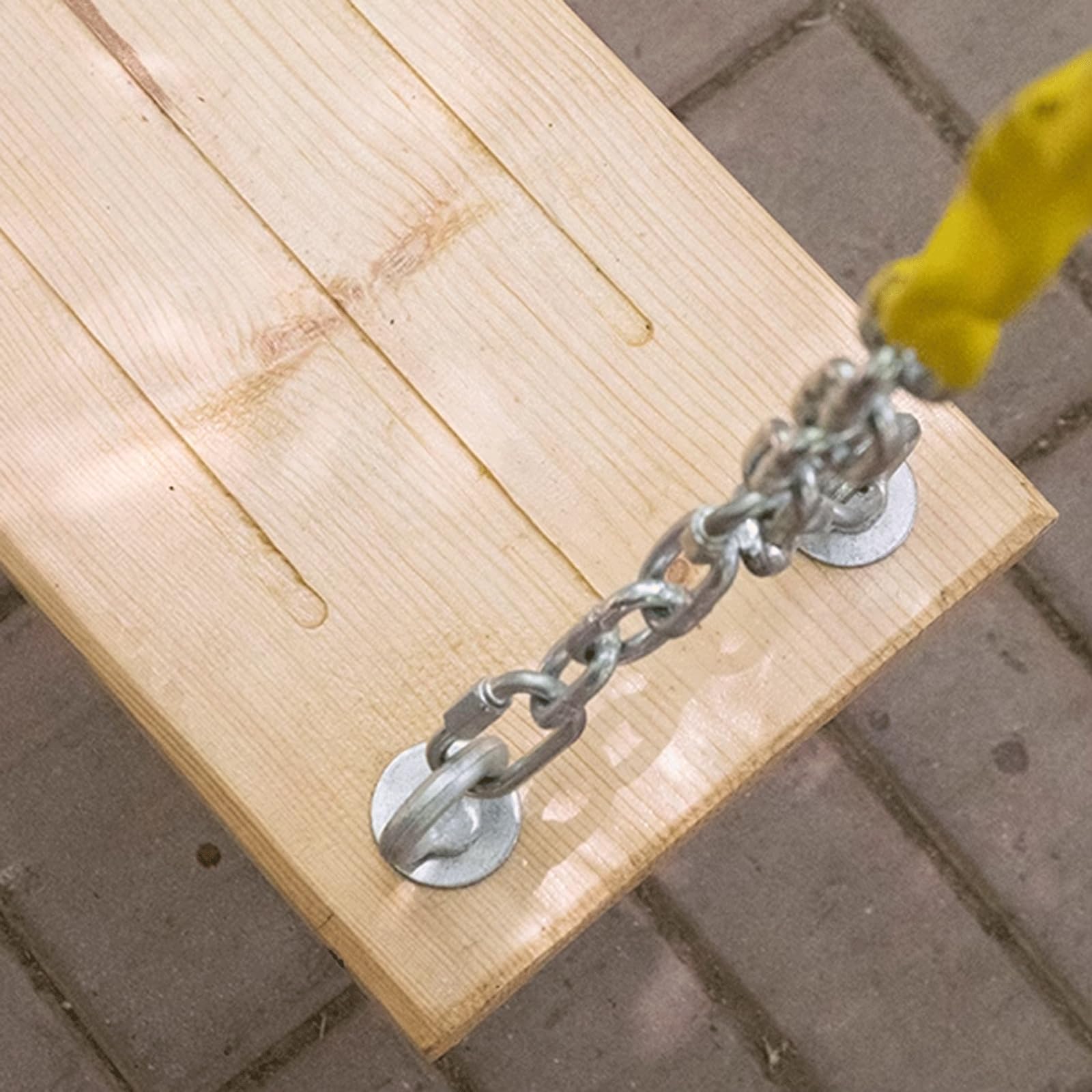 esmen Schaukelhaken 2 Set Legierung Schaukel Zubehör Strahl Schaukel Kette Sling Verbindung Gürtel Haken Schraube Feste Haken Verlängerung Kette