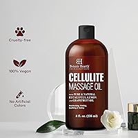 Vista 5 de Botanic Hearth Aceite de masaje para celulitis, 8 onzas líquidas, aceites de masaje refrescantes y relajantes para relajación muscular y comodidad